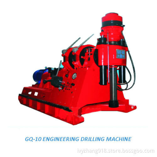 Gq-10 Eengineering Hydraulic Bolehole Drilling Rig